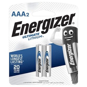 Energizer L92 Aaa Lithium Battery 2 Pieces