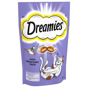 Dreamies Cat Food With Delectable Duck 60G