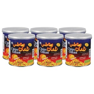 Oman Potato Chips Chili 40G X6