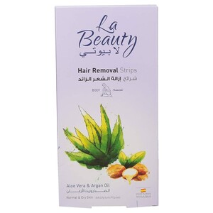 La Beauty Hair Removal Strips Normal And Dry Skin 16 Pieces