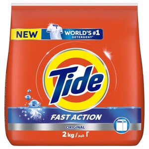 Tide Fast Action Semi-Automatic Original Laundry Detergent Powder 2Kg