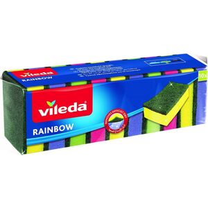 Vileda Rainbow Dish Sponges 10 Pieces
