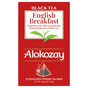 Alokozay English Breakfast Black 20 Tea Bags 60G
