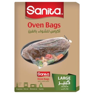 Sanita Oven Bag Large 35 X 43Cm 5 Pieces