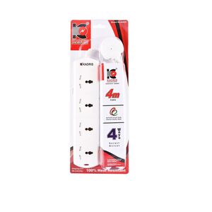 Kadris Extension Socket 4 Way 4 Meter Nk 400 Ex-1462