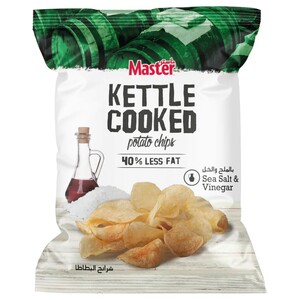 Master Kettle Cooked Potato Chips Sea Salt & Vinegar 270G