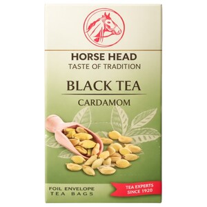 Horse Head Black Tea Cardamon 20 Bags