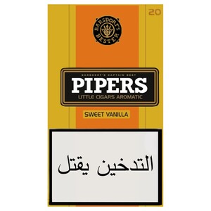 Pipers Cigar Sweet Vanilla 20 Cigars