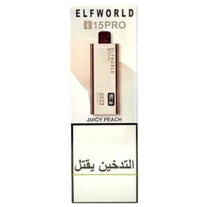 Elfworld Vape I15 Pro Juicy Peach 5000 Puffs
