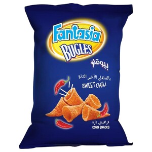 Fantasia Bugles Corn Snacks Sweet Chili 65G