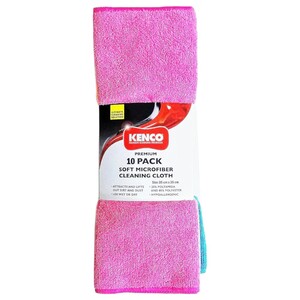 Kenco Premium Soft Microfiber Cleaning Cloth 10 Pieces