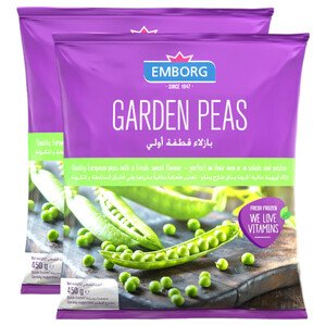 Emborg Frozen Garden Peas 450G X2