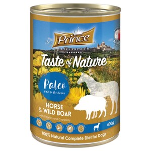 Prince Taste Of Nature Paleo Horse & Wild Boar Blue 400G