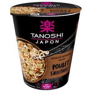 Tanoshi Cup Noodles Chicken Shiitake 65G