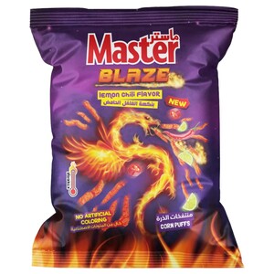Master Blaze Corn Puffs Lemon Chili 85G
