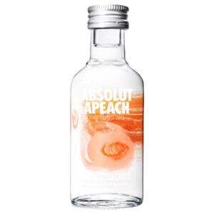 Absolut Vodka Apeach Peach Flavored 50Ml