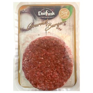 Dewfresh Retail Gourmet Beef Burgers 2 Pieces 400G