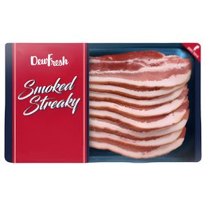 Dewfresh Smoked Streaky Bacon 200G