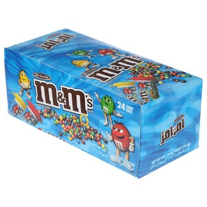 M&M Minis Milk Chocolate Tubes 30.6G X24