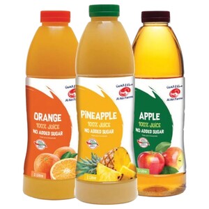 Al Ain Farms Fresh Juice Assorted 3 Pieces 1L