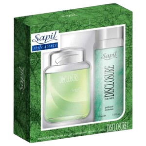 Sapil Eau De Toilette Disclosure 100Ml + Deodorant 150Ml