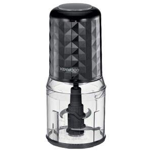 Kenwood Chopper Electric Food Chopper With 500Ml Bowl, Chp40.000Bk Dual Speed, Stainless Steel Quad Blade Ice Crush Function Black 400W