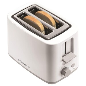 Kenwood 2 Slice Bread Toaster With Integrated Bun Warmer, Adjustable Browning Control 760W Tcp01, White