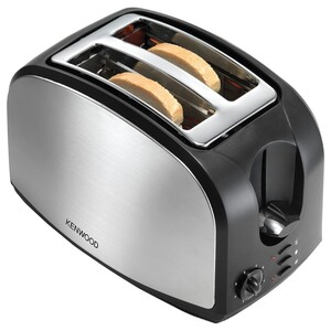 Kenwood 2 Slice Bread Toaster With Integrated Bun Warmer, Adjustable Browning Control, 900W Tcm01, Black