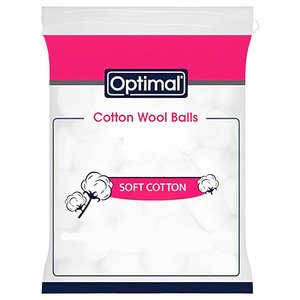 Optimal Cotton Wool Balls 100 Pieces