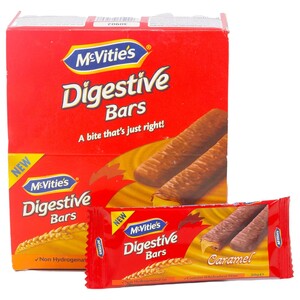 Mcvities Digestive Bars Caramel 30G X24