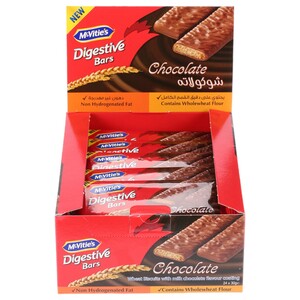 Mcvities Digestive Bars Chocolate 30G X24