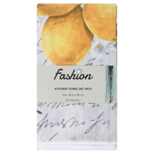 Fashion Microfiber Towel 40.5 X 48Cm Set Of 4 Pieces