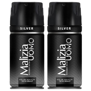 Malizia Uomo Deodorant Silver 150Ml X2 -15%
