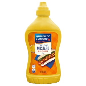American Garden Yellow Mustard Squeezy 397G