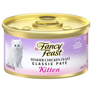 Fancy Feast Kitten Food Classic Chicken Cat Food 85G