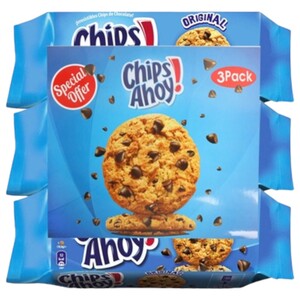 Nabisco Chips Ahoy Cookie 3 Pieces 128G Special Offer