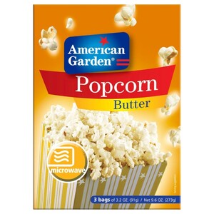 American Garden Microwave Popcorn Butter 273G