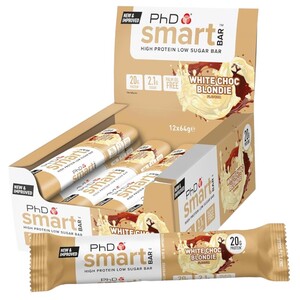 Phd Smart Bar White Choc Blondie 64G X12