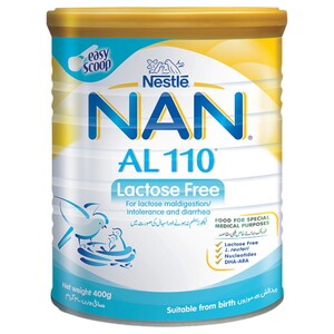 Nestle Nan Baby Milk Powder Al 110 Lactose Free 400G