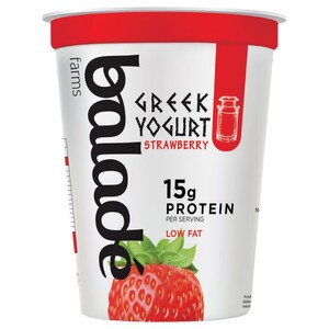 Balade Greek Style Strawberry Yoghurt Low Fat 450G