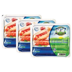 Al Rawdah Fresh Chicken Franks 250 Gr 3 Pcs