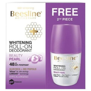 Beesline Roll On Whitening Beauty Pearl 50Ml 1+1 Offer