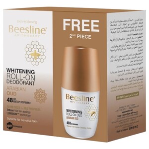 Beesline Roll On Whitening Arabian Oud 50Ml 1+1 Offer