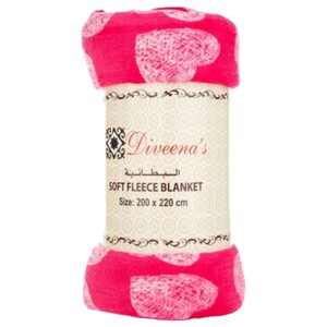 Kassino Blanket Soft Fleece Double Solid 200 X 220Cm