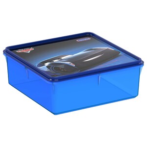Cosmoplast Cars Eazy Pack Plastic Storage Box Small, 6L