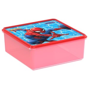 Cosmoplast Spiderman Eazy Pack Plastic Storage Box Medium, 8L