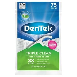 Dentek Triple Clean Floss 75 Pieces
