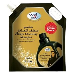 Cool & Cool Abaya Cleansing Shampoo Pouch 4L Value Pack