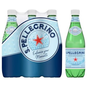 San Pellegrino Carbonated Natural Mineral Water 330Ml X6