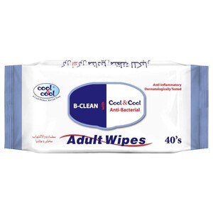 Cool & Cool Adult Wipes 40 Pieces